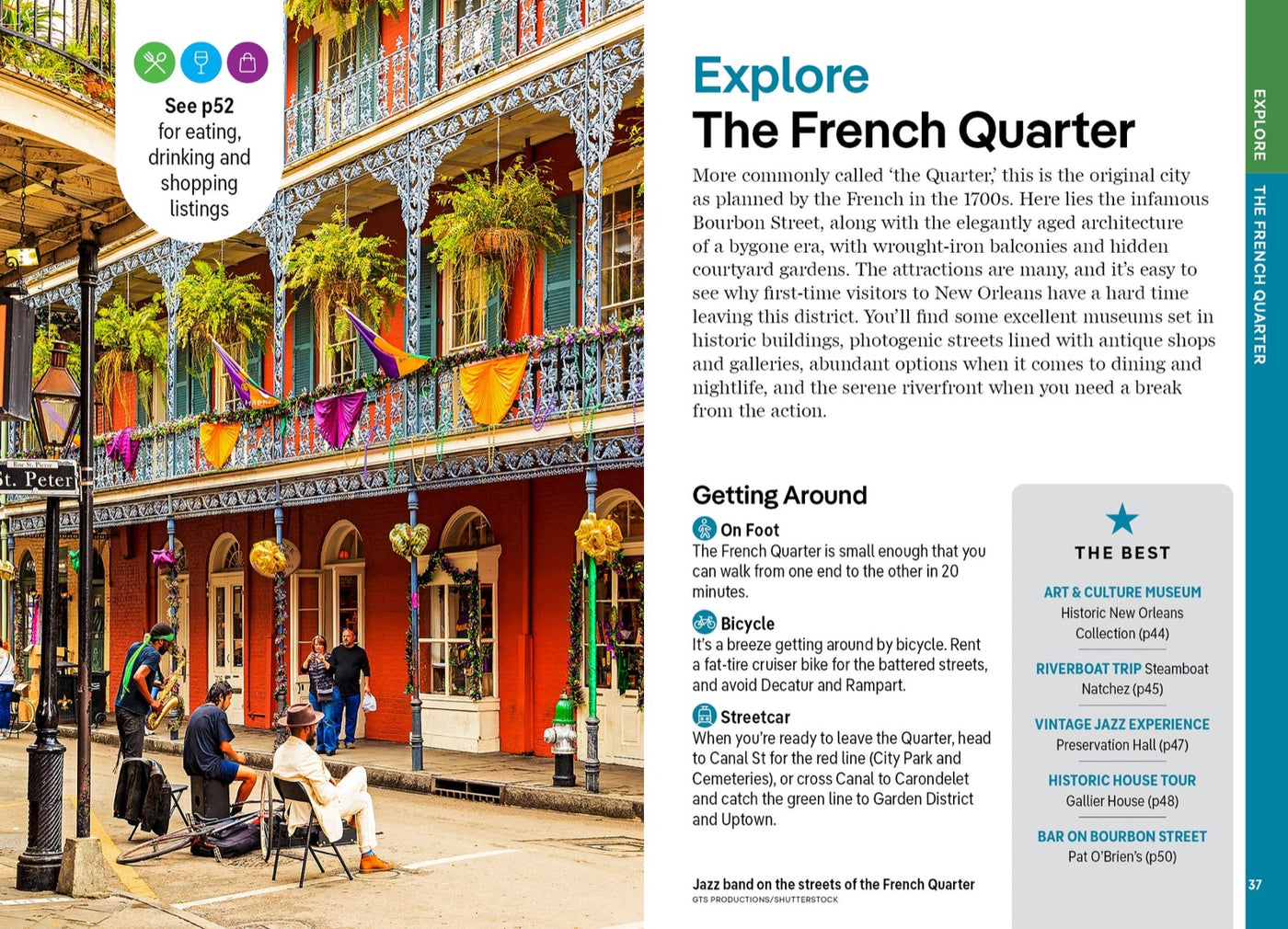 Lonely Planet Pocket New Orleans inside page 10