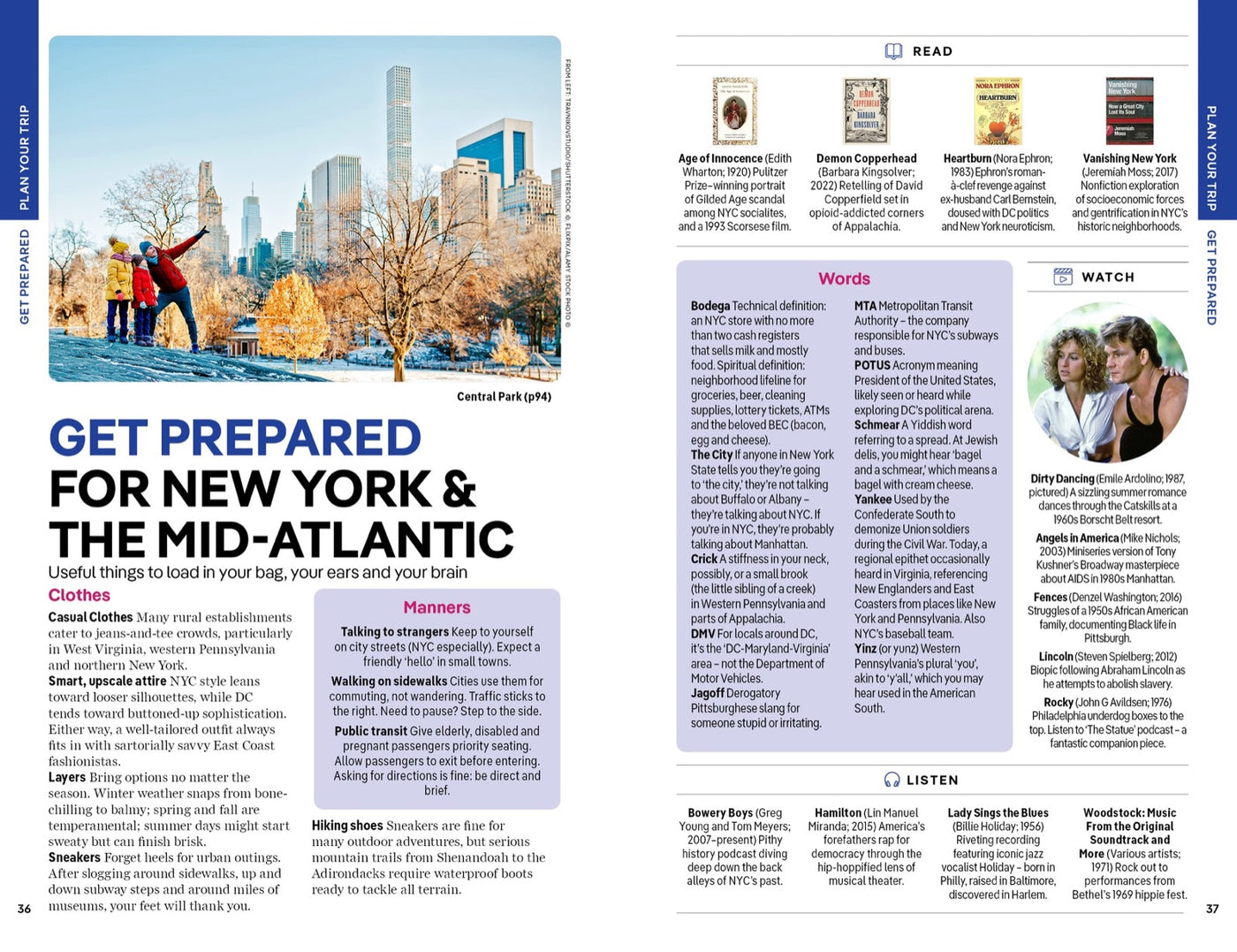 Lonely Planet New York & the Mid-Atlantic inside page 7