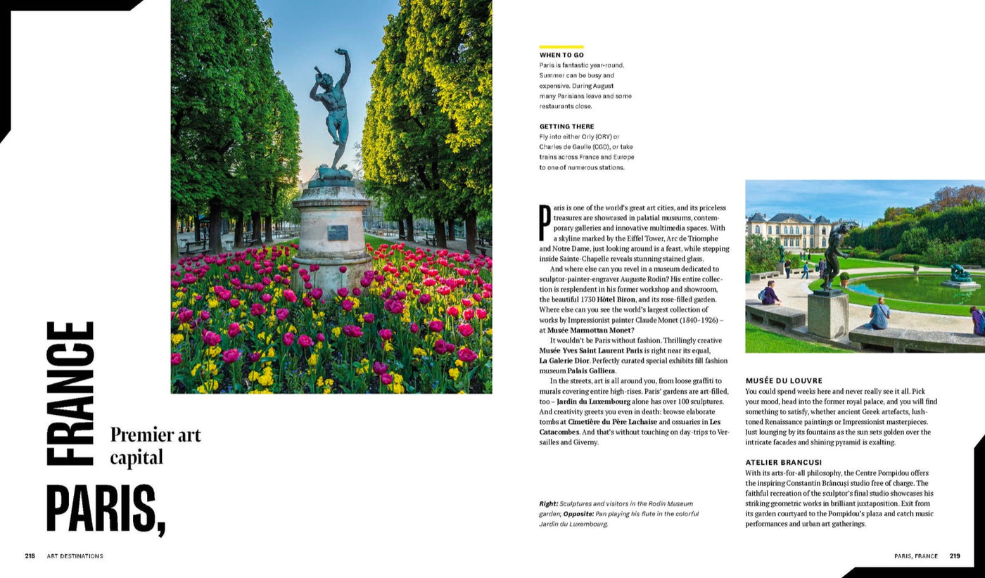 Lonely Planet Art Destinations inside page 9