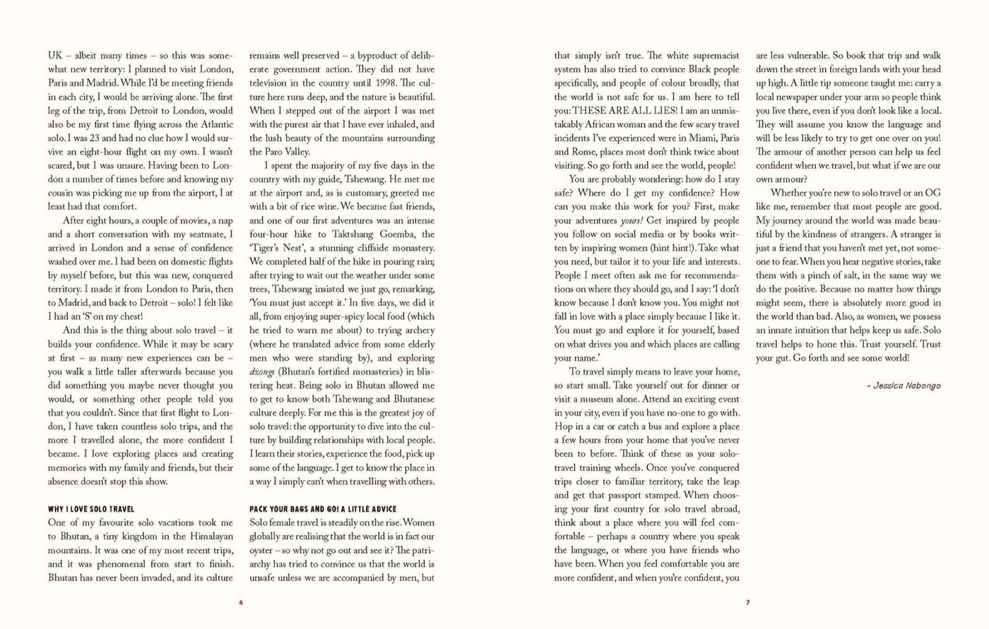 Lonely Planet Women Travel Solo inside page 3