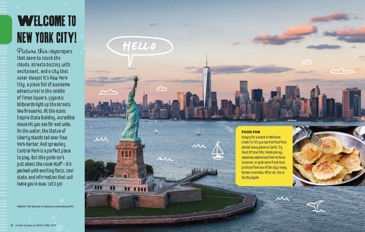 Lonely Planet Kids A Kid's Guide to New York City inside page 2