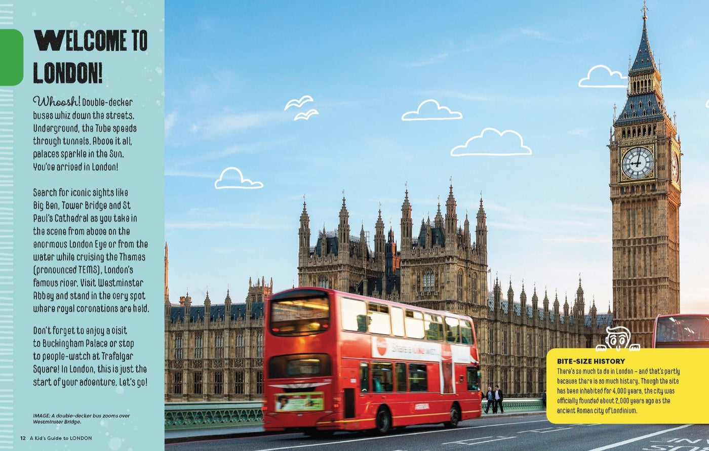 Lonely Planet Kids A Kid's Guide to London inside page 2