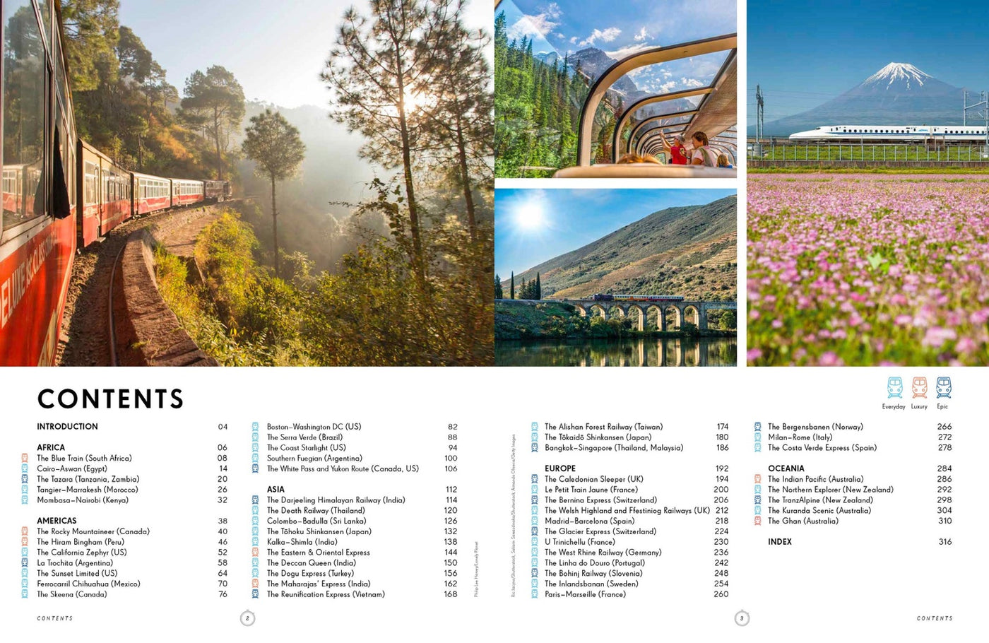 Lonely Planet Epic Train Trips of the World inside page 1