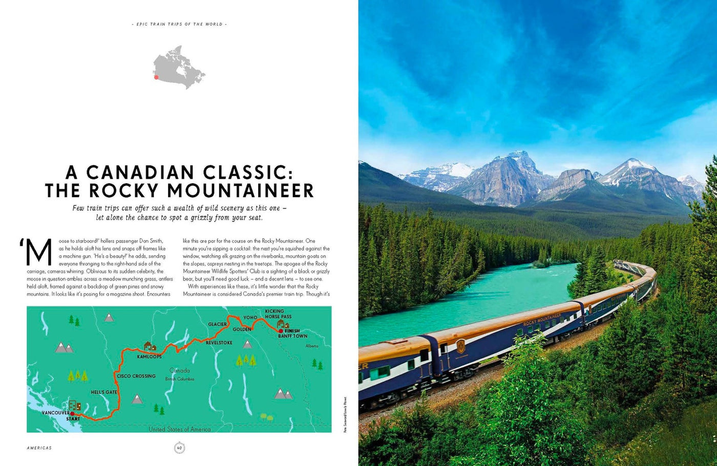 Lonely Planet Epic Train Trips of the World inside page 5