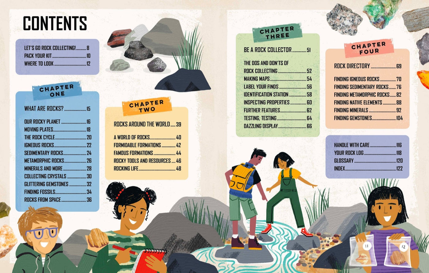 Lonely Planet Kids Let's Go Rock Collecting inside page 1