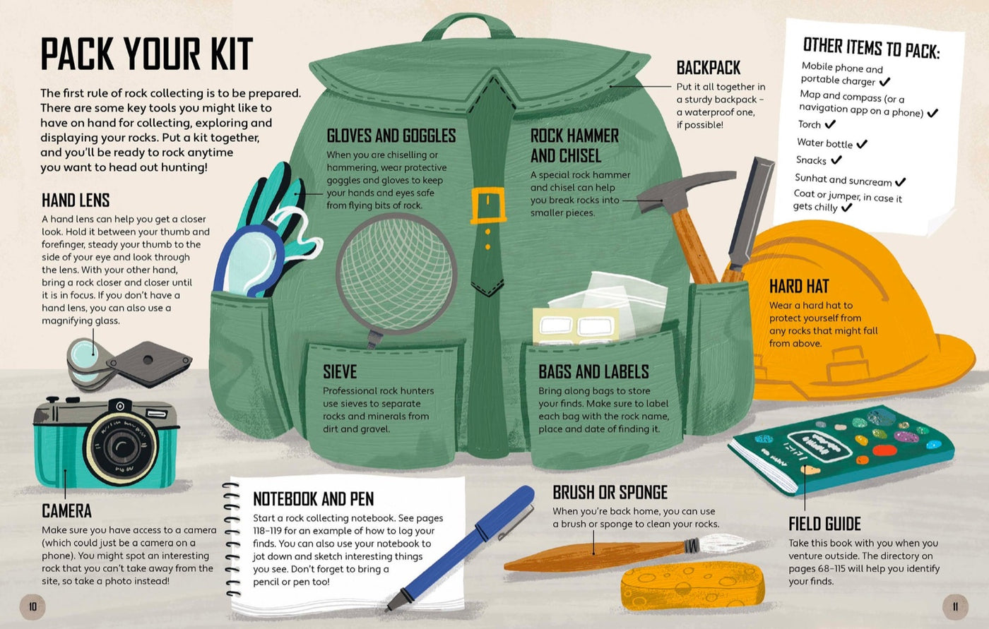 Lonely Planet Kids Let's Go Rock Collecting inside page 3