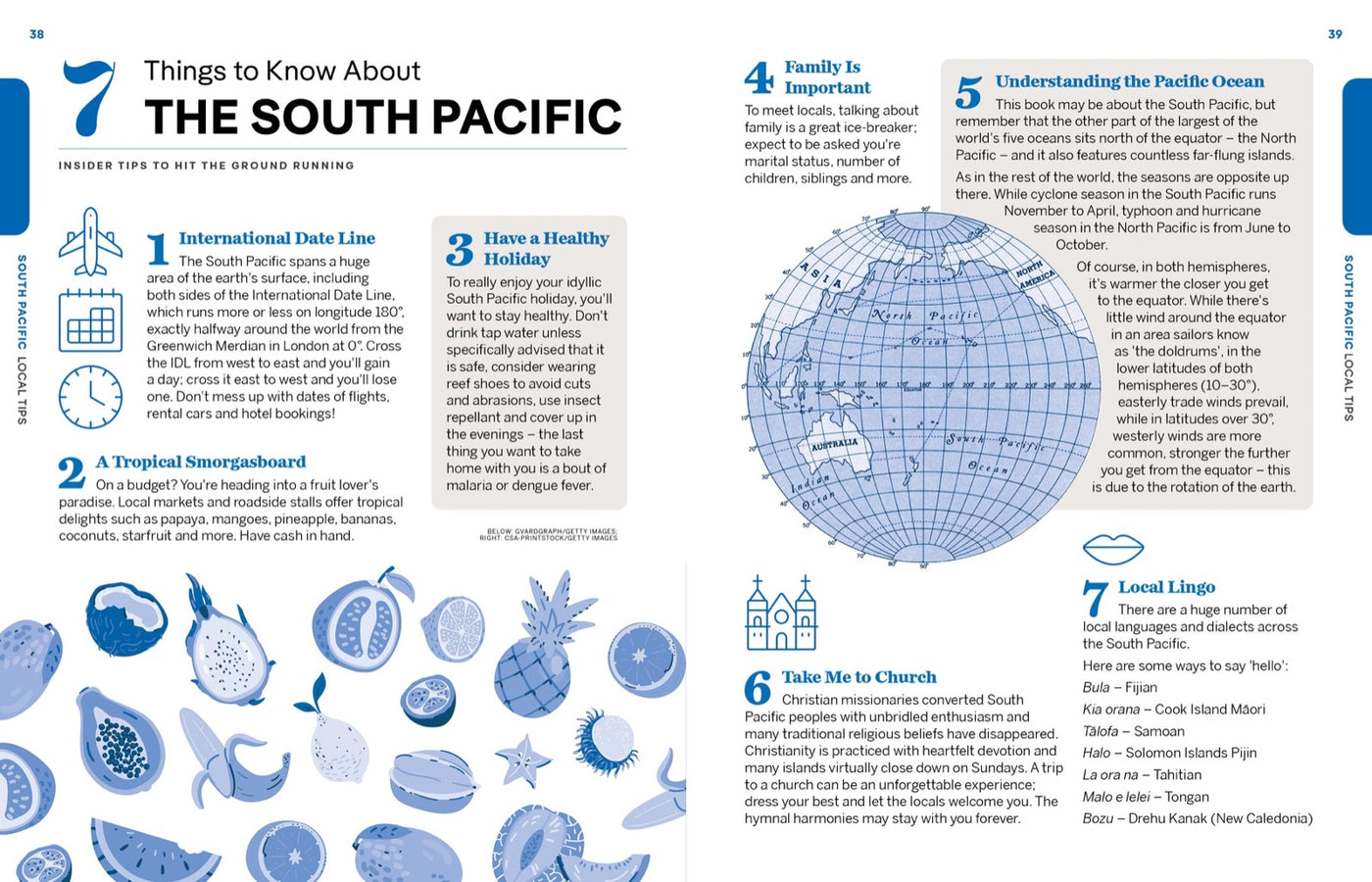 Lonely Planet Experience South Pacific inside page 6