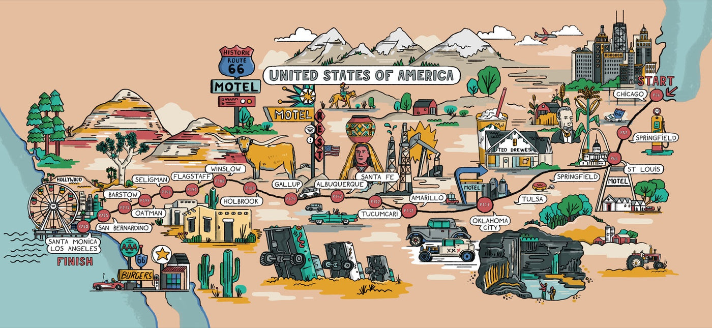 Lonely Planet Journey Route 66 inside page 2