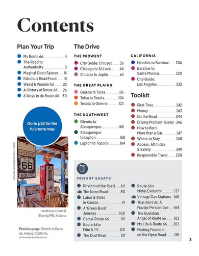 Lonely Planet Journey Route 66 inside page 3