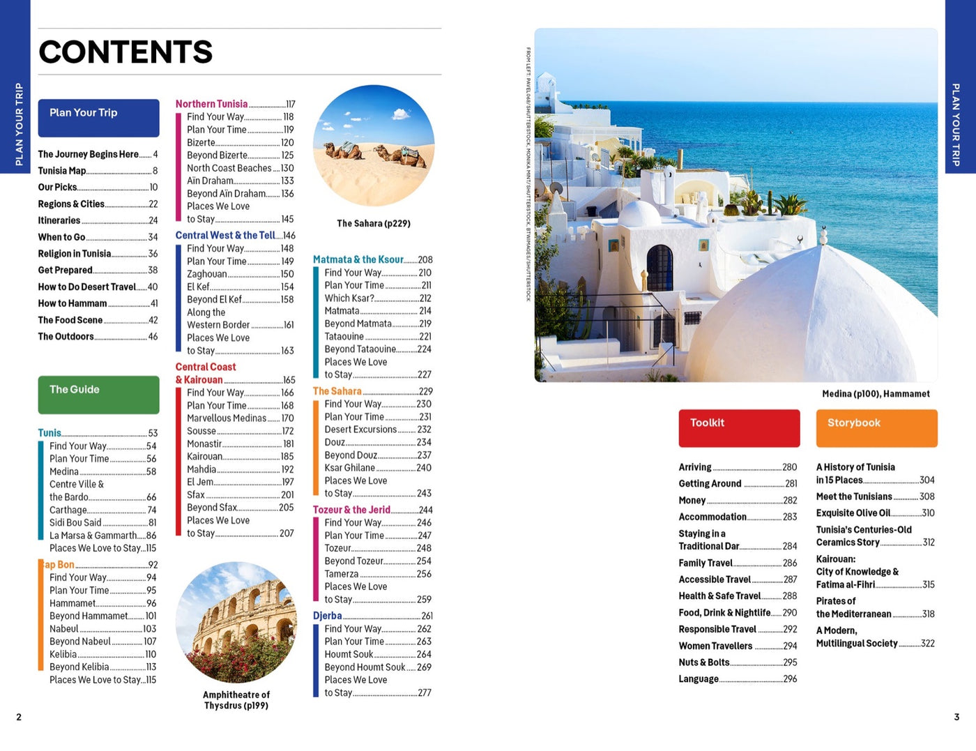 Lonely Planet Tunisia inside page 1