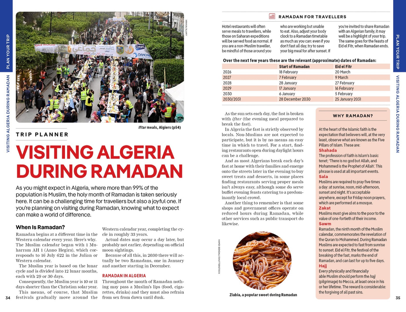 Lonely Planet Algeria inside page 7