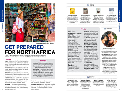 Lonely Planet North Africa inside page 9