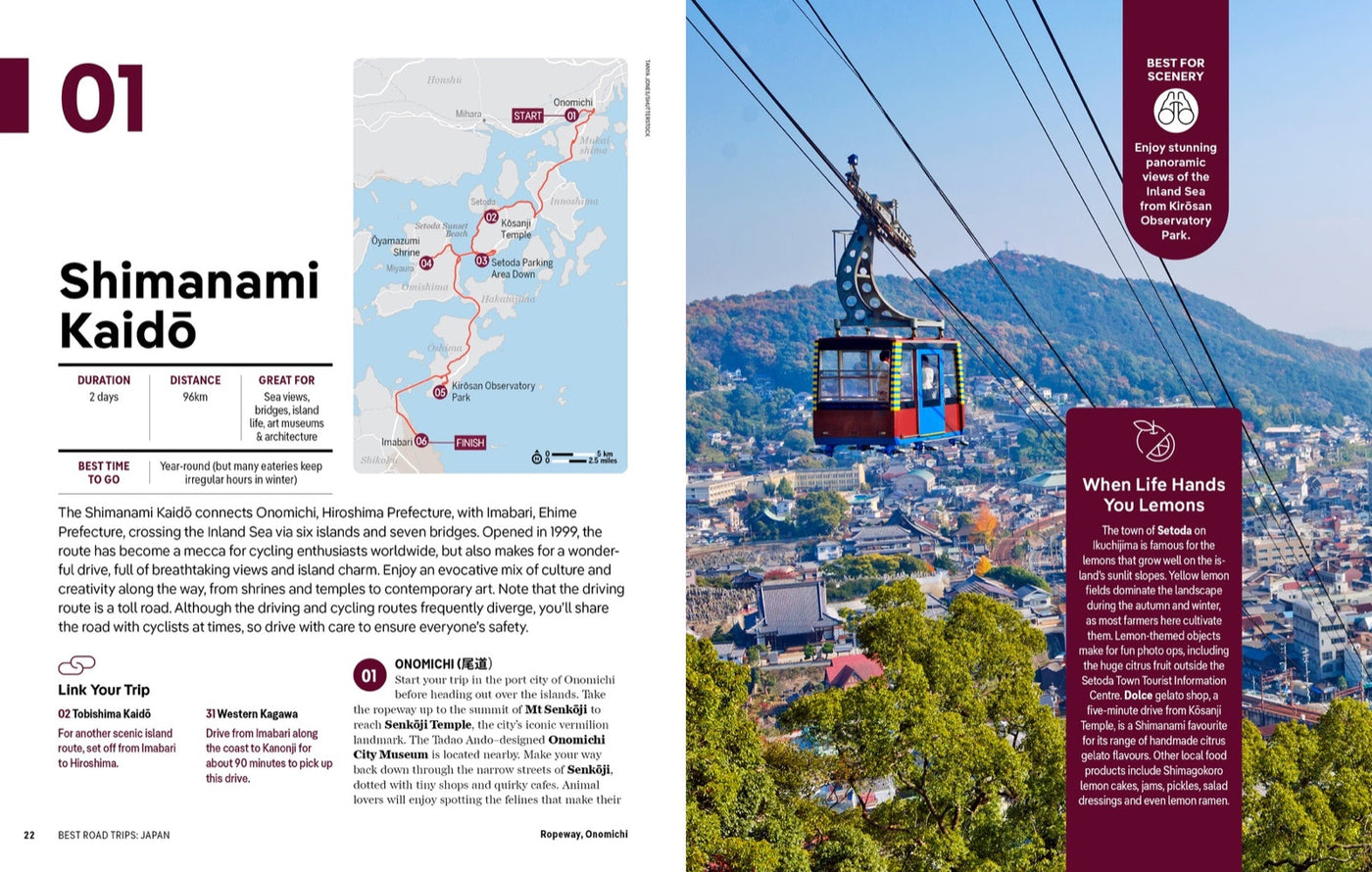 Lonely Planet Best Road Trips Japan inside page 8