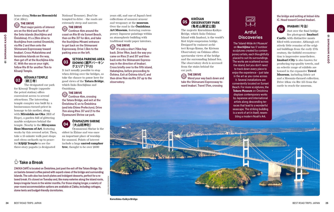 Lonely Planet Best Road Trips Japan inside page 9
