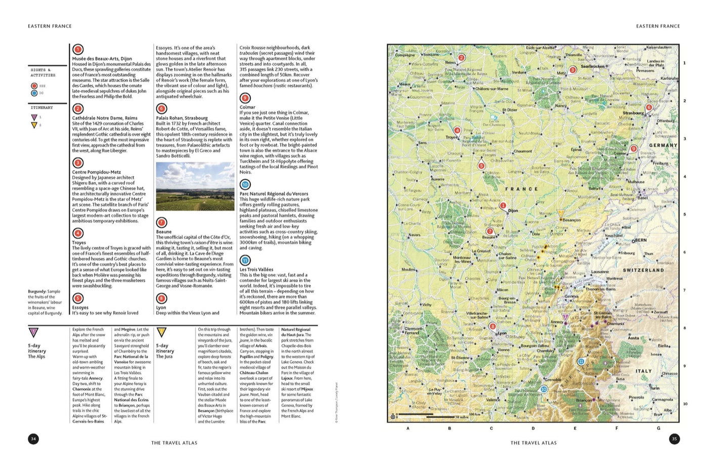Lonely Planet The Travel Atlas inside page 6