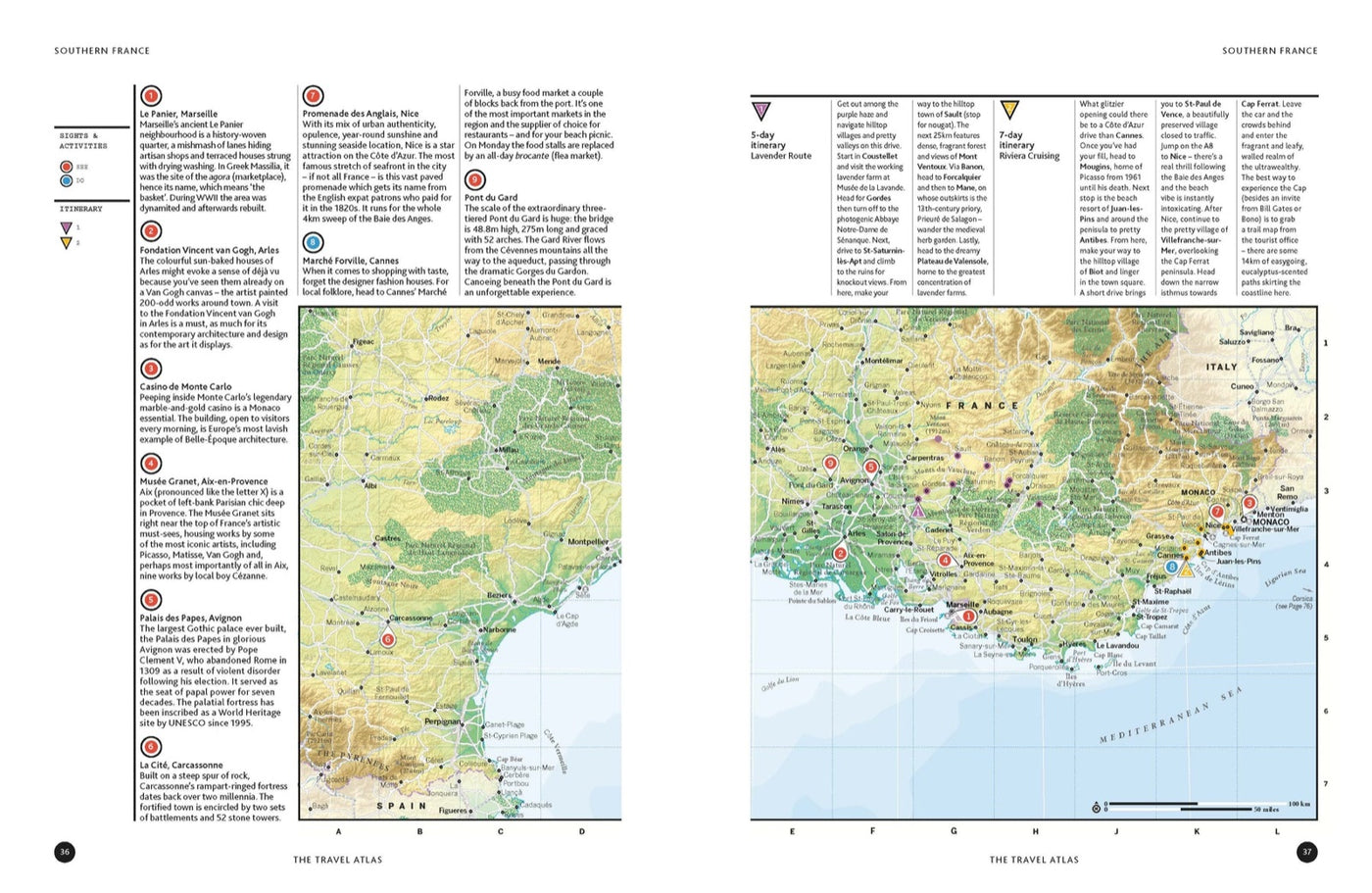 Lonely Planet The Travel Atlas inside page 7