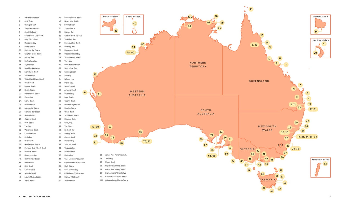 Lonely Planet Best Beaches Australia inside page 2