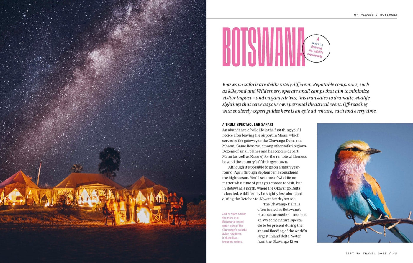 Lonely Planet Best in Travel 2026 inside page 6