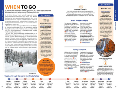 Lonely Planet Lake Tahoe, Yosemite and Central California inside page 5