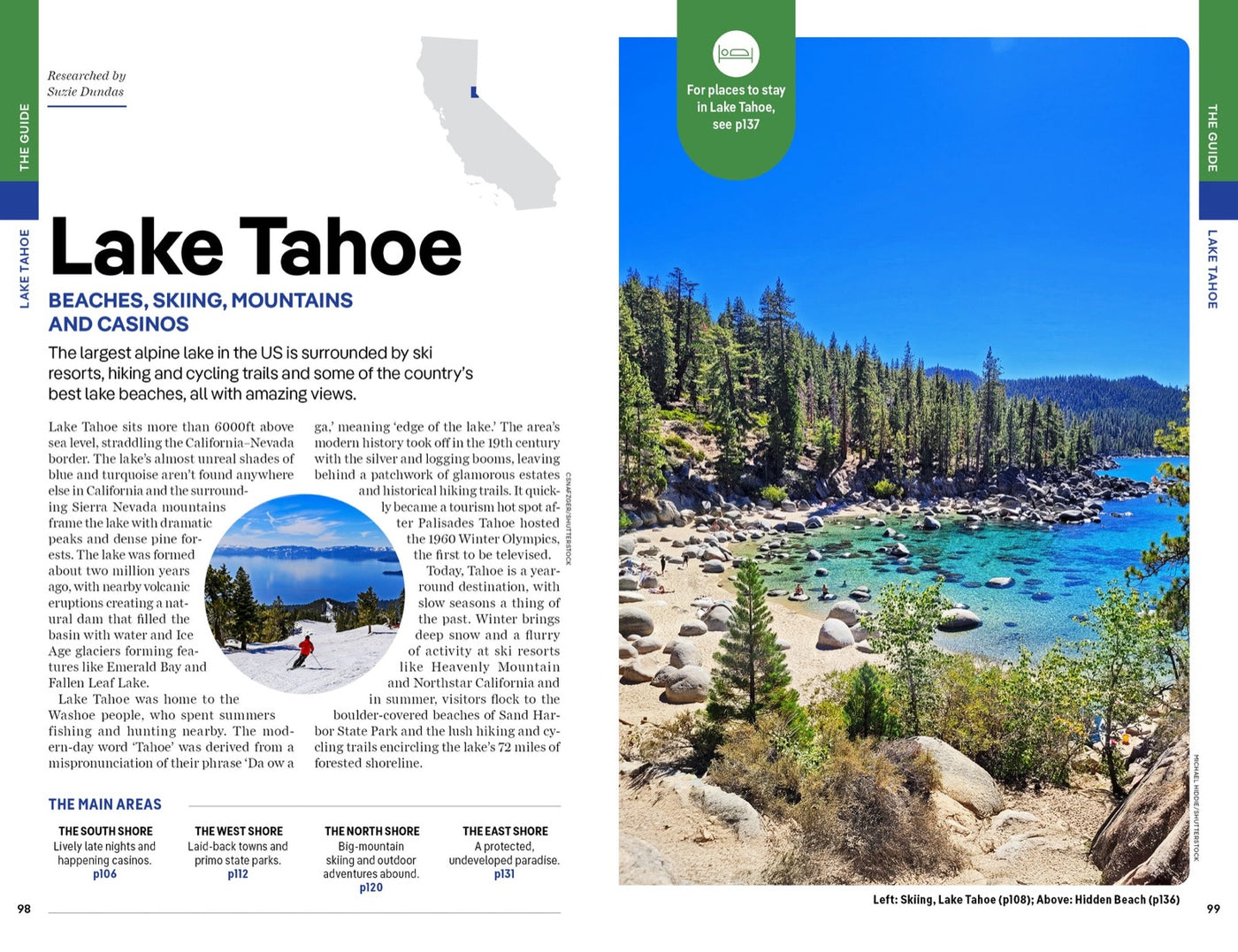 Lonely Planet Lake Tahoe, Yosemite and Central California inside page 9
