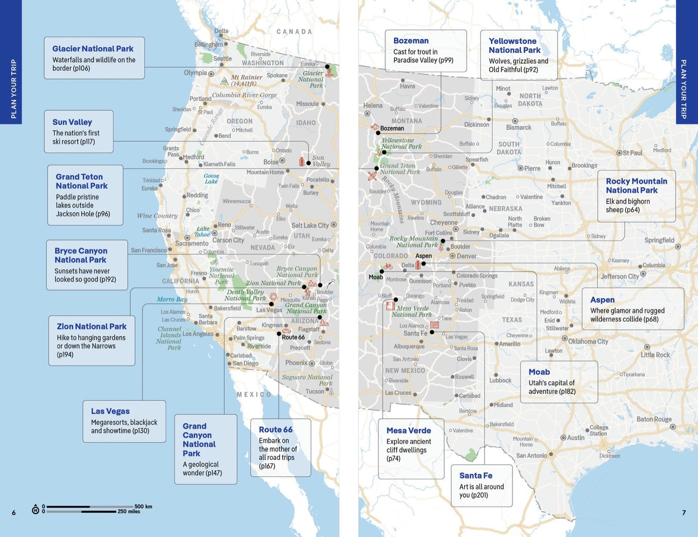Lonely Planet American Rockies inside page 2