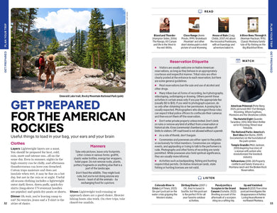 Lonely Planet American Rockies inside page 6