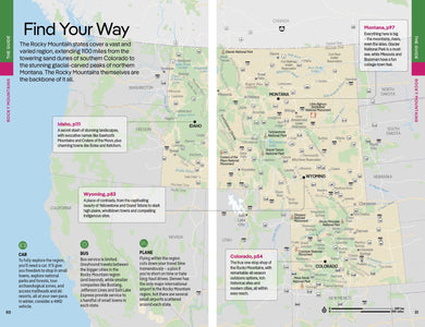 Lonely Planet American Rockies inside page 10