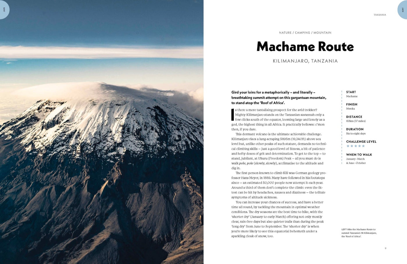 Lonely Planet Where To Go When: Hiking inside page 2
