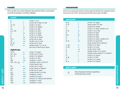 Lonely Planet Lao Phrasebook & Dictionary inside page 1