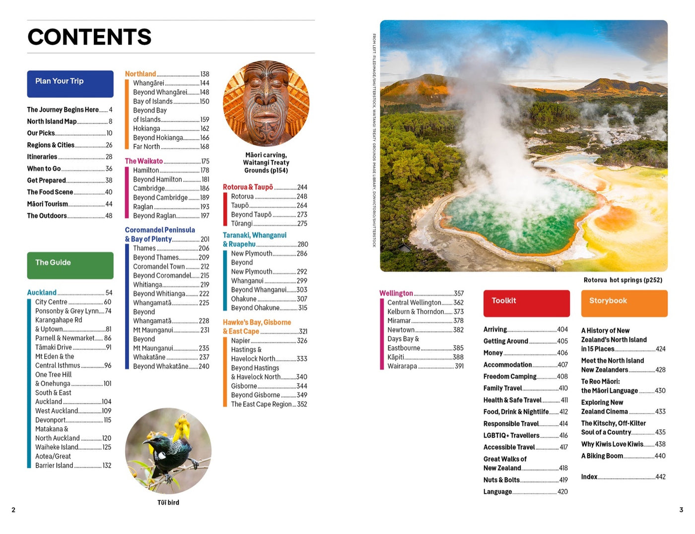 Lonely Planet New Zealand's North Island inside page 1