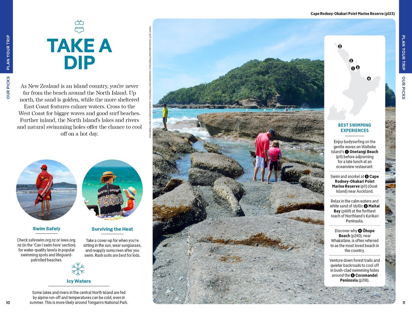 Lonely Planet New Zealand's North Island inside page 4