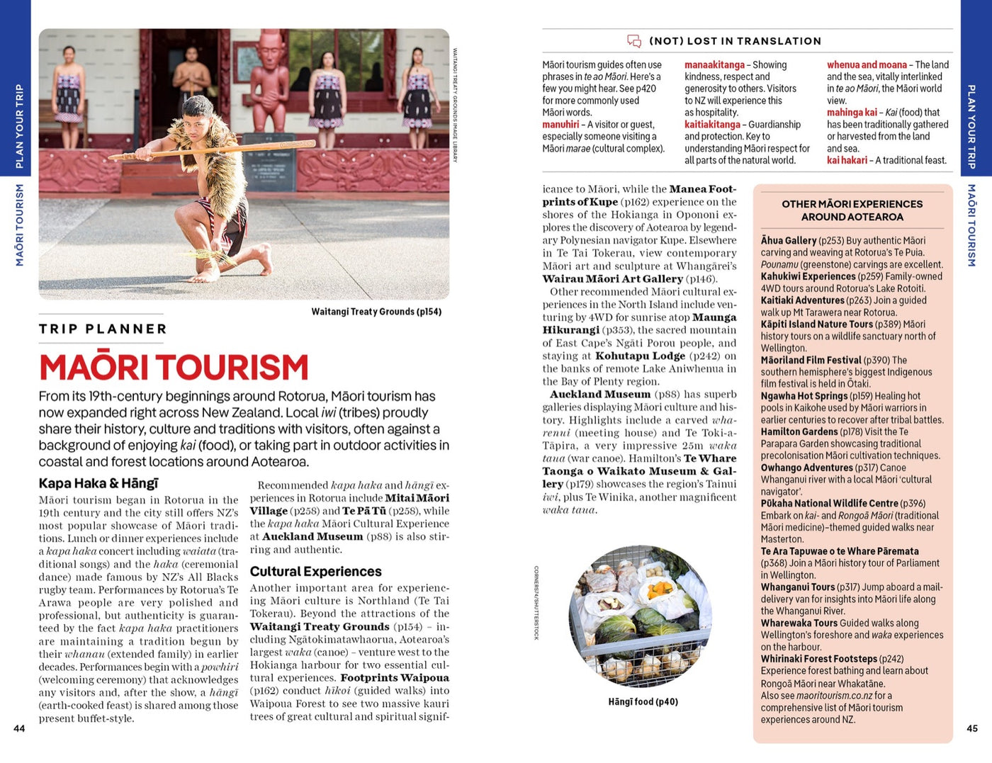 Lonely Planet New Zealand's North Island inside page 9