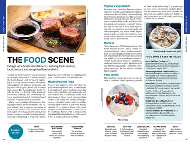 Lonely Planet New Zealand's South Island inside page 8