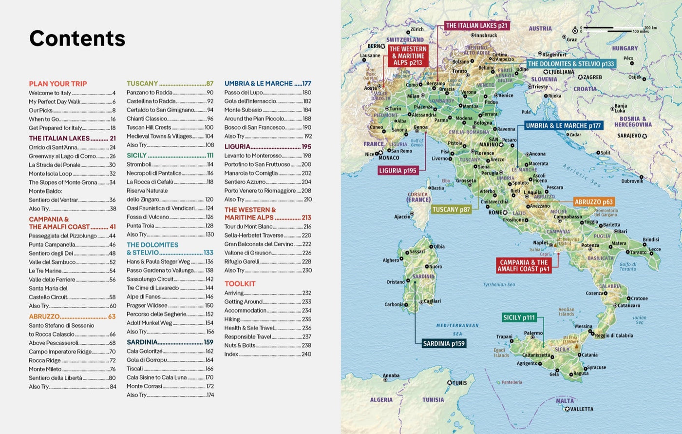Lonely Planet Best Day Walks Italy inside page 1