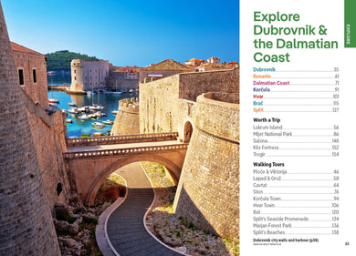 Lonely Planet Pocket Dubrovnik & the Dalmatian Coast inside page 7