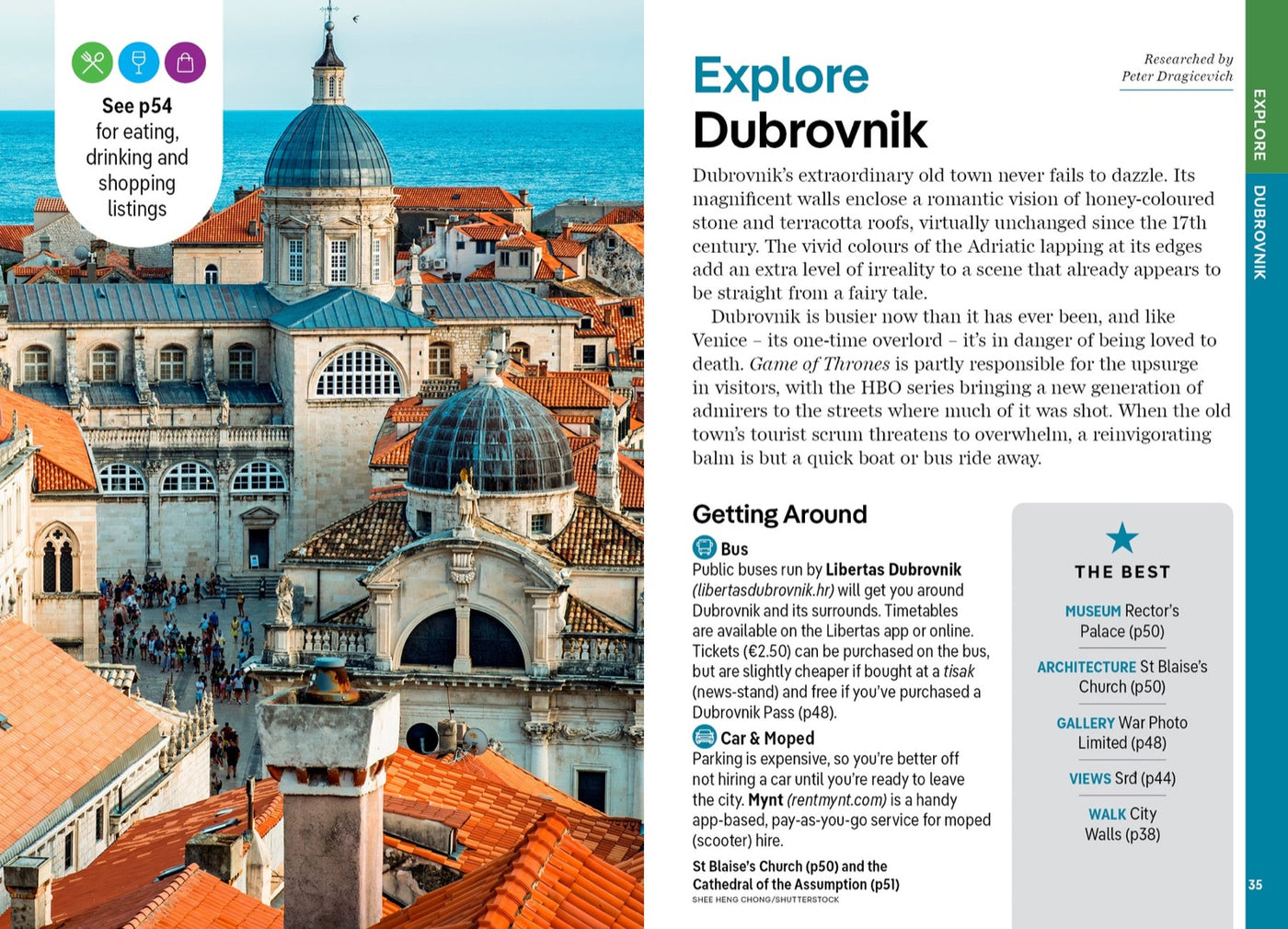 Lonely Planet Pocket Dubrovnik & the Dalmatian Coast inside page 8