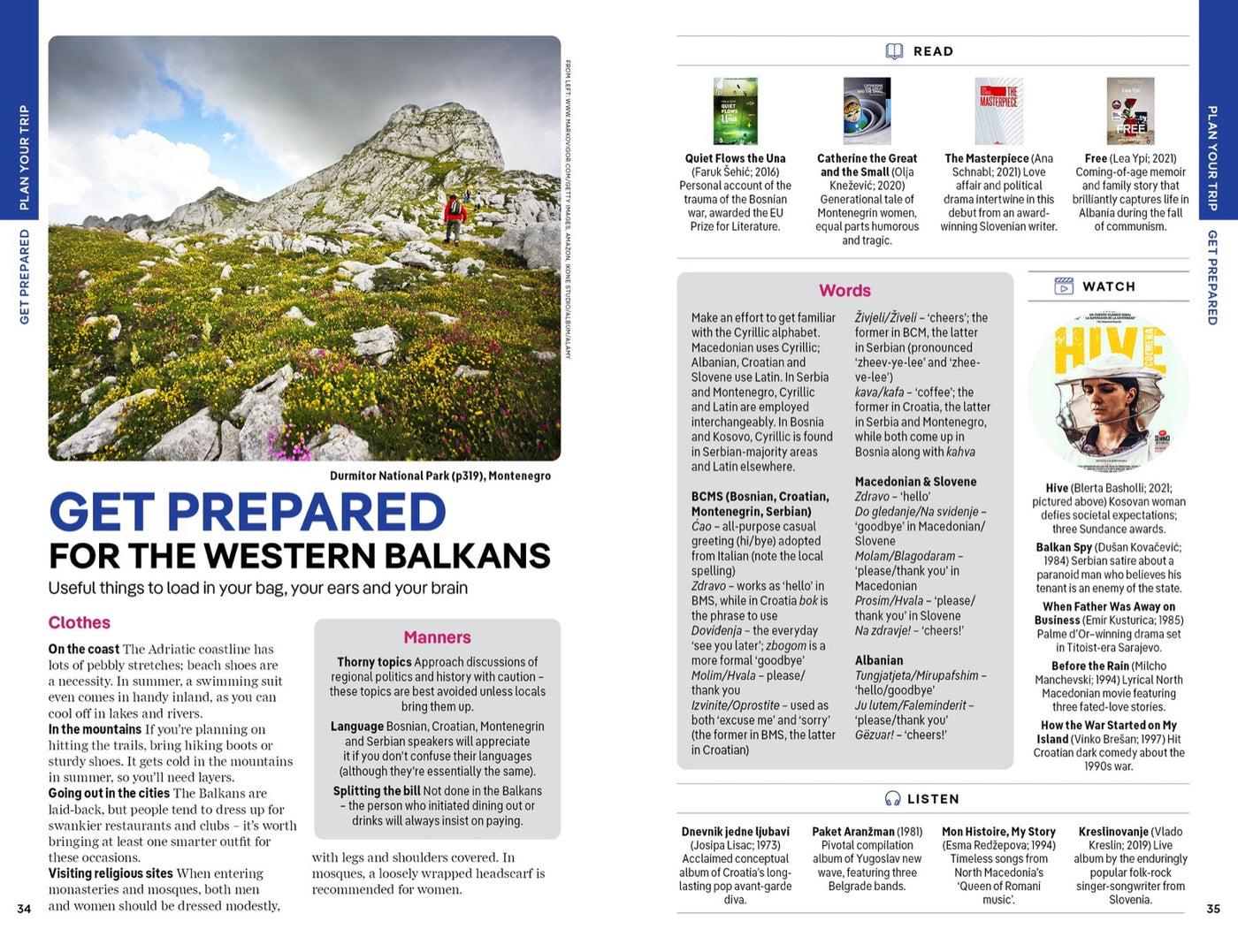 Lonely Planet Western Balkans inside page 6