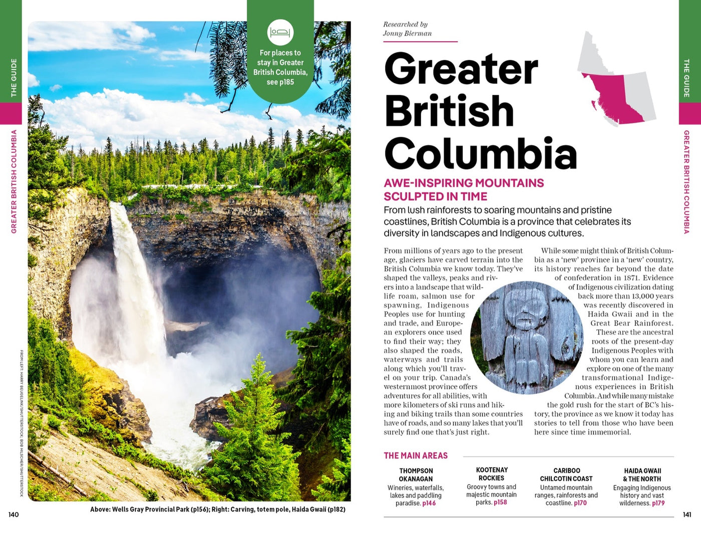 Lonely Planet British Columbia & the Canadian Rockies inside page 9