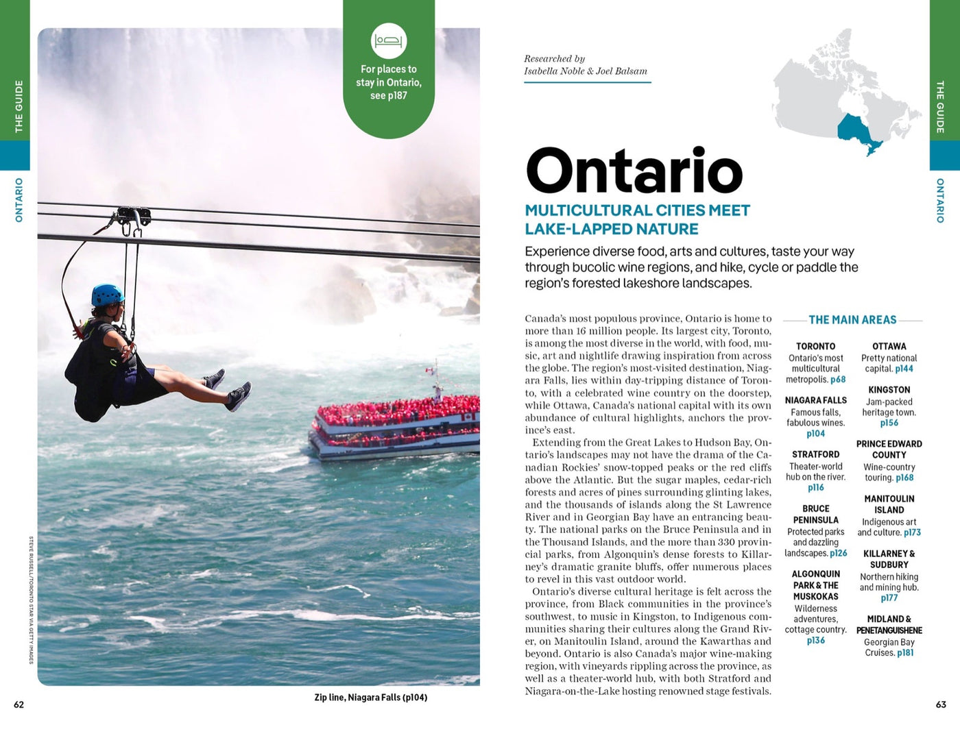 Lonely Planet Canada inside page 10