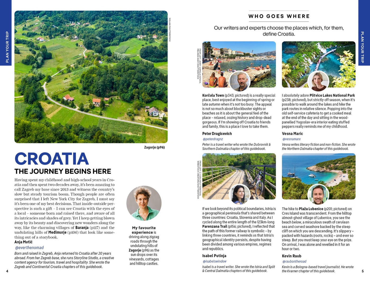 Lonely Planet Croatia inside page 1