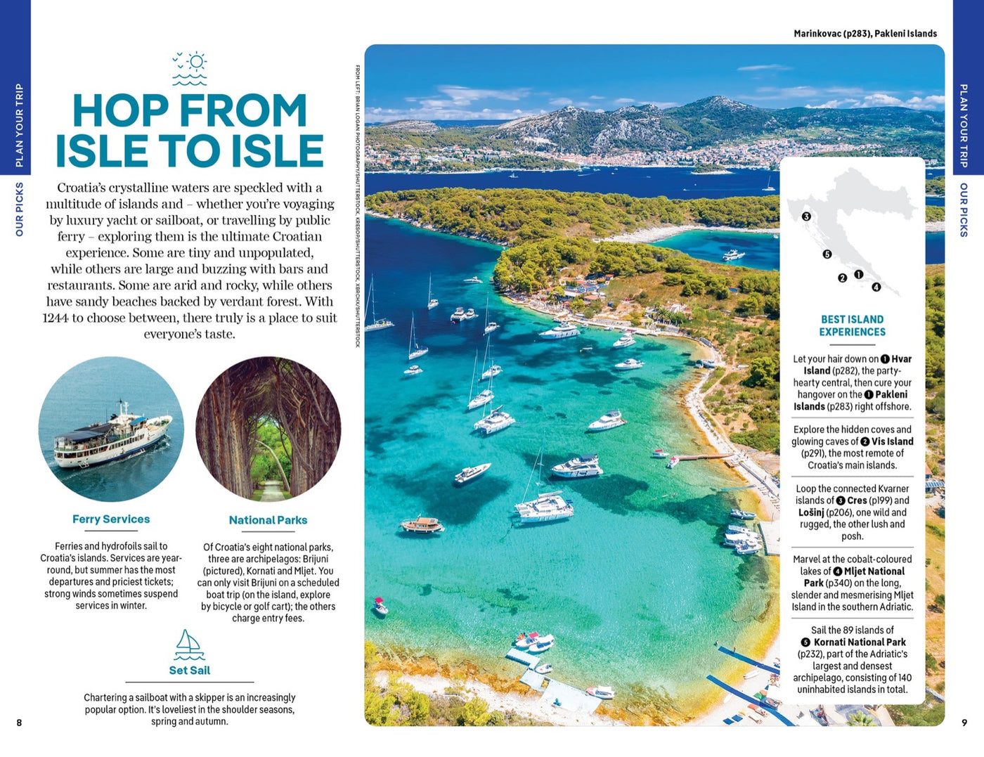 Lonely Planet Croatia inside page 3
