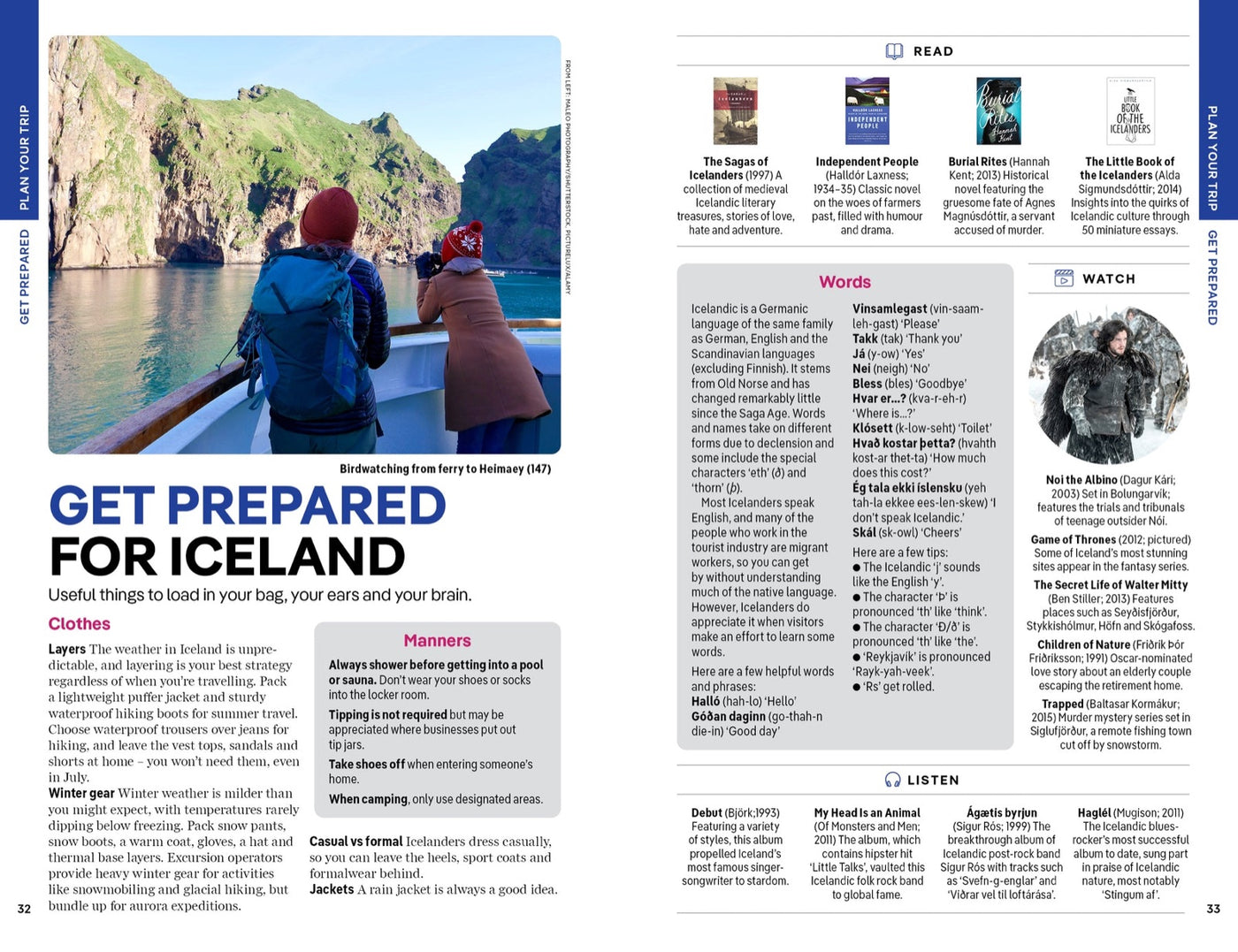 Lonely Planet Iceland inside page 6