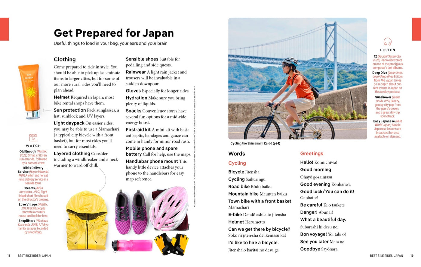 Lonely Planet Best Bike Rides Japan inside page 6