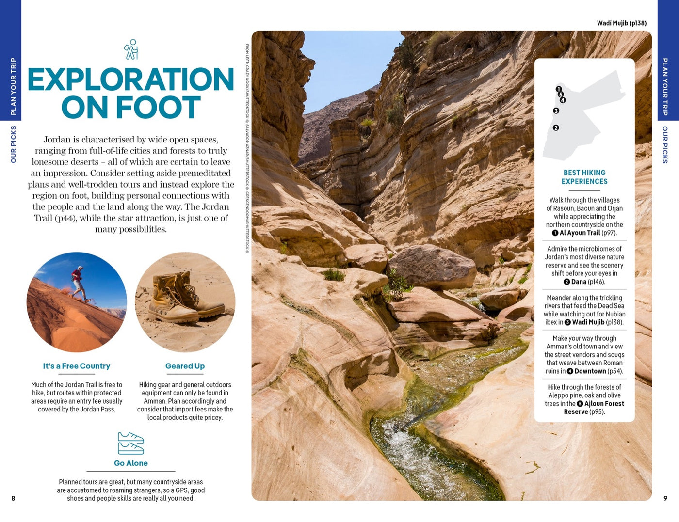 Lonely Planet Jordan inside page 4