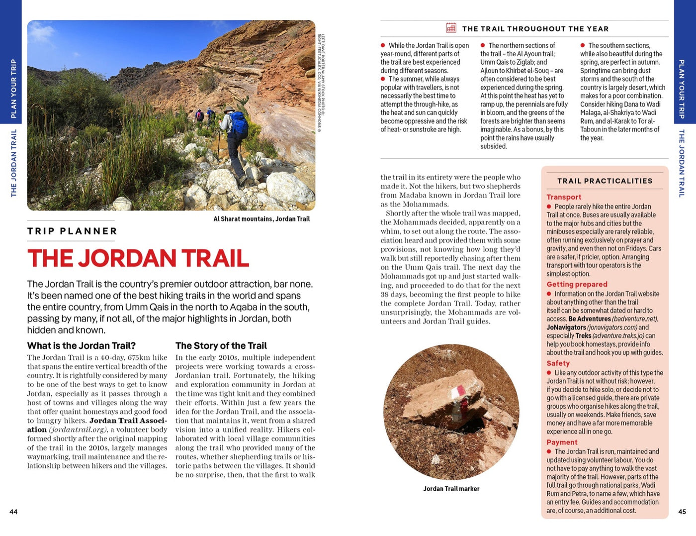 Lonely Planet Jordan inside page 9