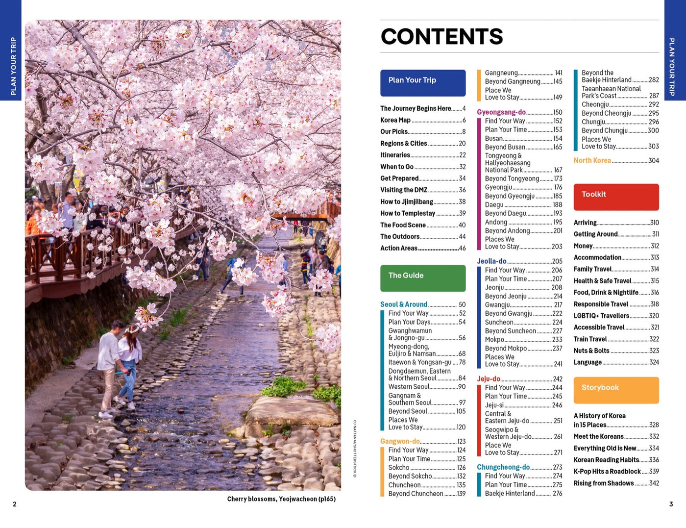 Lonely Planet Korea inside page 1