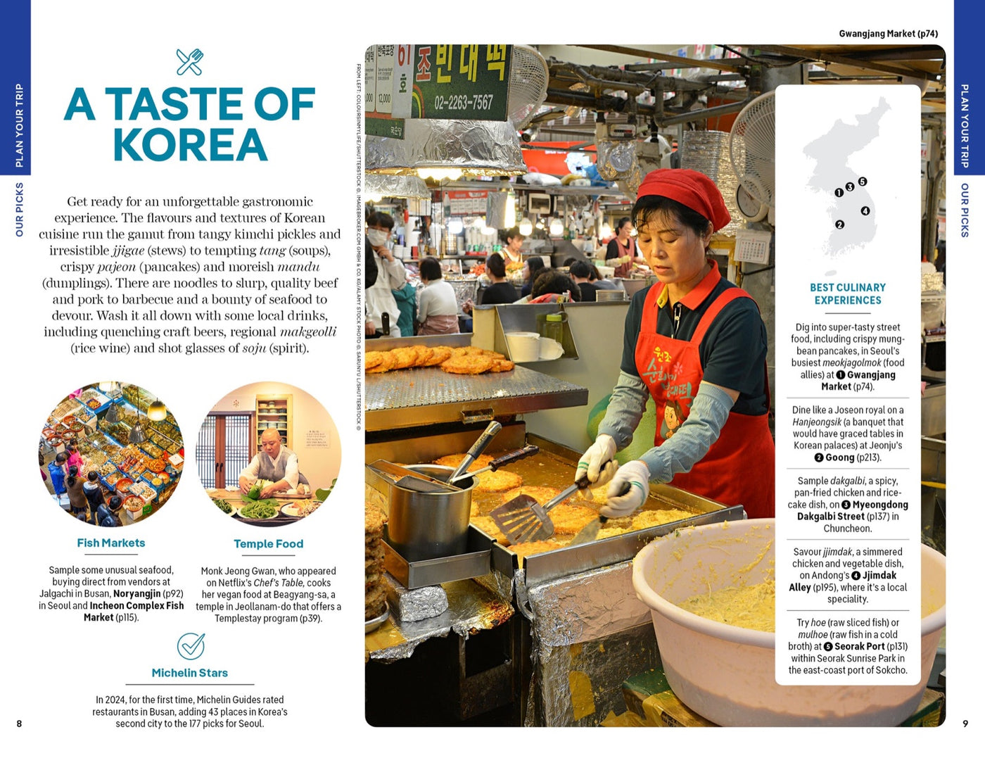Lonely Planet Korea inside page 4