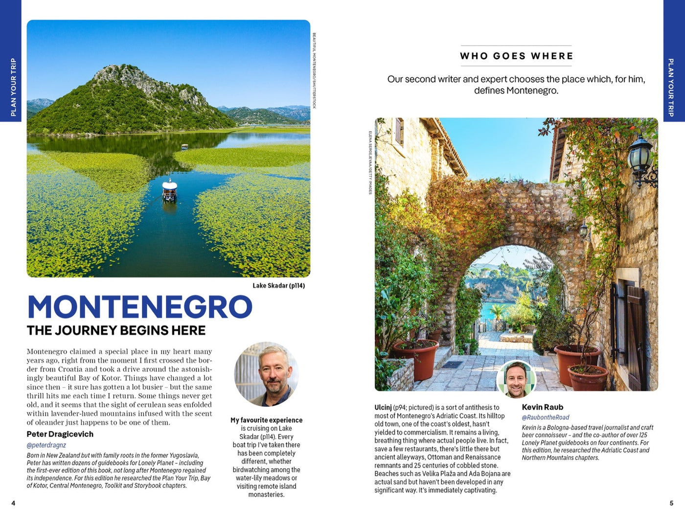 Lonely Planet Montenegro inside page 1