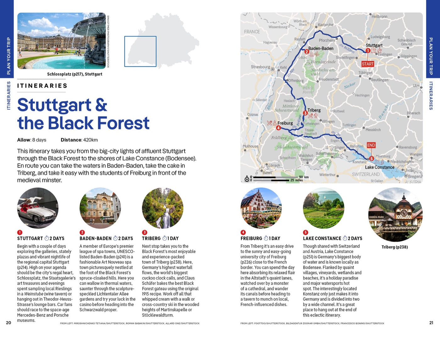 Lonely Planet Munich, Bavaria & the Black Forest inside page 4