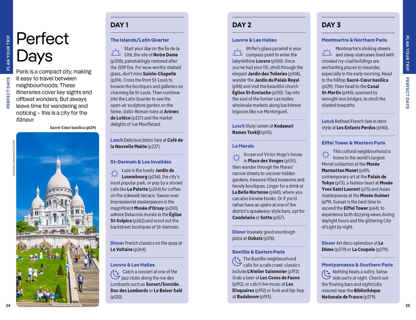 Lonely Planet Paris inside page 3